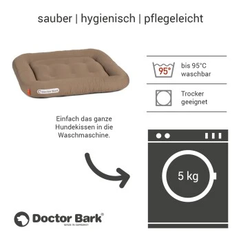 Doctor Bark Lounge-Kissen sandbraun S
