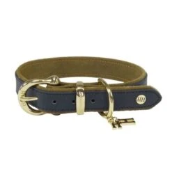 Happy House Halsband Sattelleder Basic Blau L