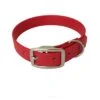 Bio-leine 24-33cm HU Biothane Halsband Rot 24 Cm, 33 Cm