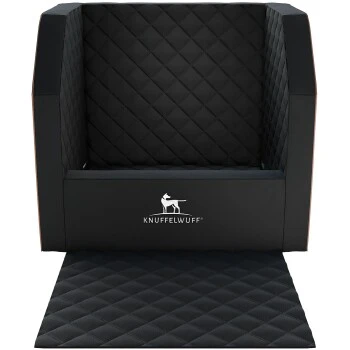 Knuffelwuff Autositz Cargo für den Vordersitz schwarz M