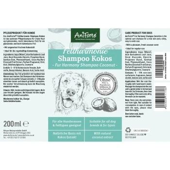 Aniforte Shampoo Kokos Fellharmonie 200ml