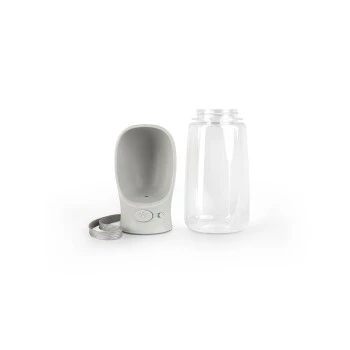 Lionto Hundetrinkflasche für Unterwegs grau 0,5 cm³