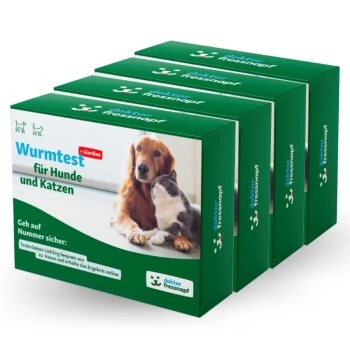 Dr. Fressnapf Wurm- & Giardientest für Hunde und Katzen 3+1 Gratis