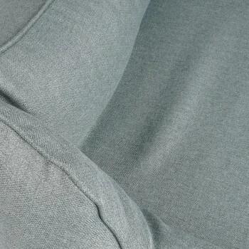 Knuffelwuff Hundebett Emma aus Velours mit feinem Handwebcharakter in Pastellfarben petrol M-L