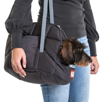 Doctor Bark Hundetragetasche grau M