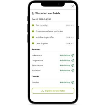 Dr. Fressnapf Wurm- & Giardientest für Hunde und Katzen 3+1 Gratis