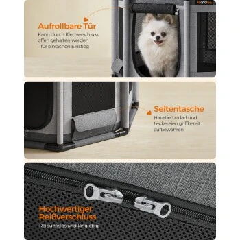 FEANDREA M Welpenauslauf Oxford-Gewebe 72 cm, 72 cm, 43 cm