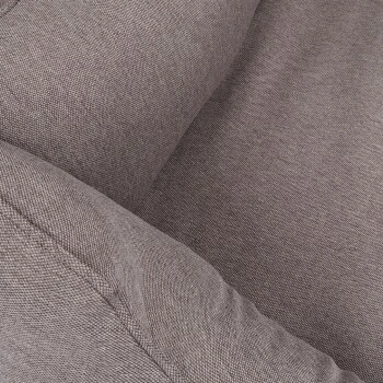 Knuffelwuff Orthopädisches Hundebett Leano aus Velours mit Handwebcharakter grau M-L