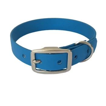 bio-leine 24-33cm HU Biothane Halsband hellblau 21 cm, 30 cm
